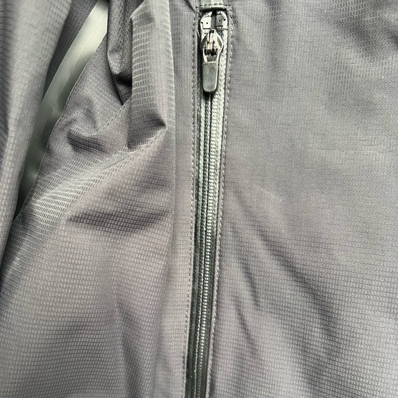 Men’s “Theory” Black Hoodie Windbreaker - Picture 2 of 6